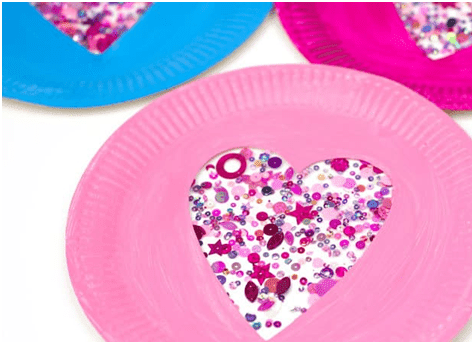 Sequin Paper Plate