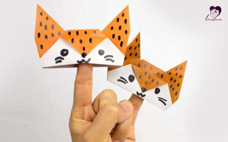 Origami Finger Puppets