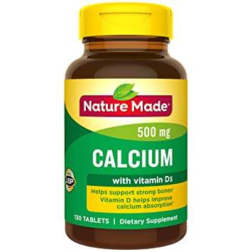 Nature Made Calcium 500mg +