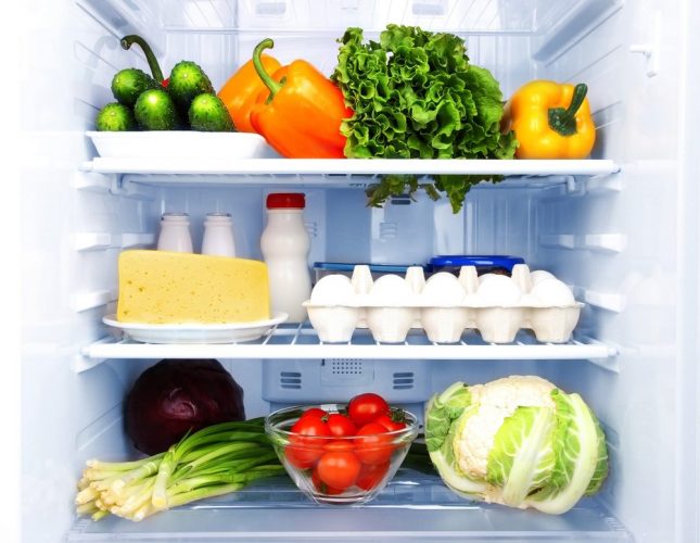 organized fridge