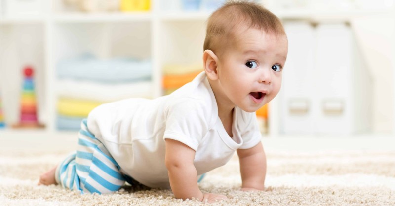 Babies Start Crawling