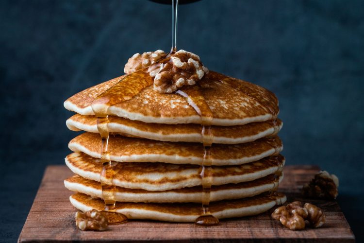 Banana Walnut Pancakes