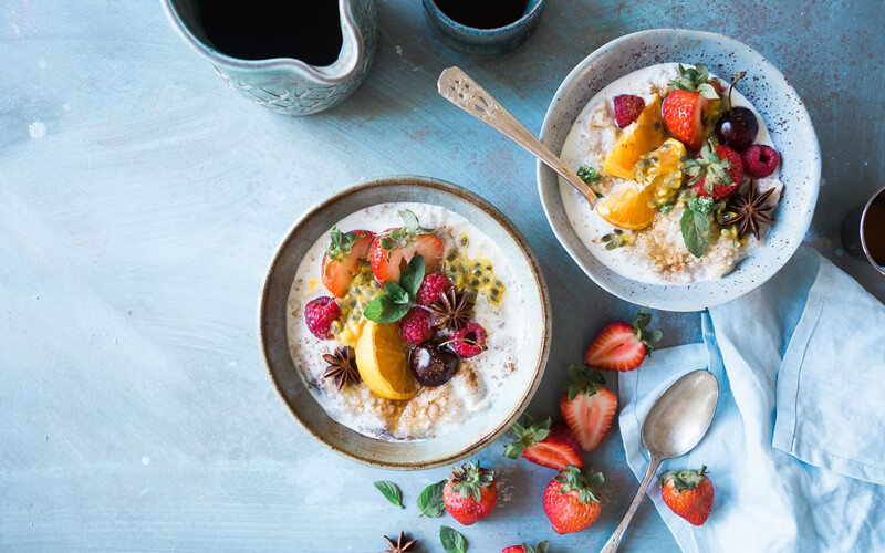 bowl of mixed fruit salad - a 5 minute Breakfast Recipe [Quick Breakfast Recipes For Kids]