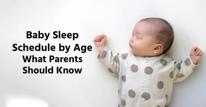 Baby Sleep Schedule by Age: What Parents Should Know
